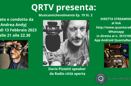 Dario Pizzetti, speaker da Radio Città Aperta